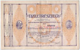 Vegyes 6db-os részvény és értékpapír tétel, benne: 1906. Budapest "Pesti Hazai Első Takarékpénz...