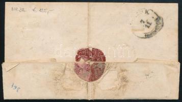 1871 Réznyomat 5kr levélen "EGER HEVES M." - Sajóvárkony