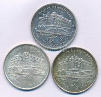 1992-1993. 200Ft Ag "MNB" (3db, 2xklf) T:AU,XF patina
Adamo F13