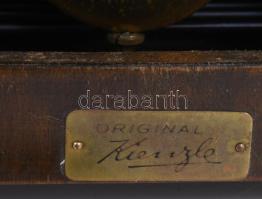 Kienzle kandallóóra, kulccsal, ingával, jelzett, működik, 44x20 cm