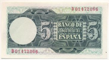 Spanyolország 1948. 5P T:UNC
Spain 1948. 5 Pesetas C:UNC
Krause P#136