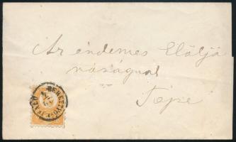 ~1871 Réznyomat 2kr újságszalagon "BERETTYÓ=ÚJFALU" - Tápé