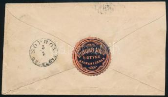 1873 5kr díjjegyes boríték "KIS-MARTON" - Sopron