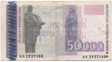 Bulgária 1997. 50.000L T:F Bulgaria 1997. 50.000 Leva C:F Krause P#113