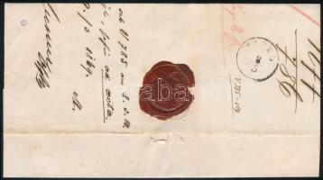 1869 5kr levélen "UJ-VIDÉK-NEUSATZ" - Tittel