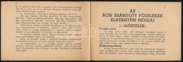 ca 1940 Ácsi szárított főzelék 15p