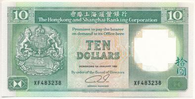Hongkong 1992. 10$ T:UNC Hong Kong 1992. 10 Dollars C:UNC Krause P#191