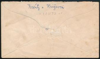 ~1863 5kr díjjegyes boríték "KREUTZ" - Belovar