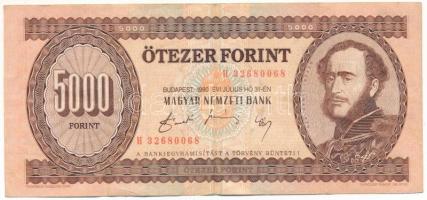 1990. 5000Ft "H 32680068" T:F Adamo F49