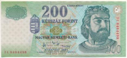 2007. 200Ft "FC 8484498" T:UNC