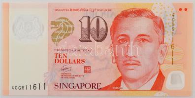 Szingapúr 2013. 10$ T:UNC Singapore 2013. 10 Dollars C:UNC Krause P#48