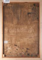 Jelzés nélkül (Koszta József?): Női portré. Olaj, vászon. Hátoldalán utólagosan felragasztott "...