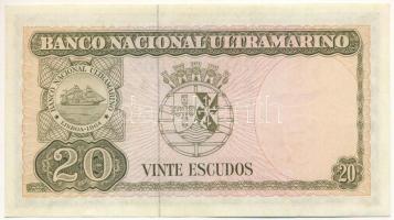 Kelet-Timor 1967. 20Esc T:AU
East Timor 1967. 20 Escudos C:AU
Krause P#26