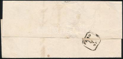 1856 Retour recepisse "AGRAM" - "KRONSTADT"