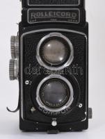 ca 1932 Rolleicord II IIb /Model 3 fényképezőgép Zeiss Triotar 4,5/7,5 cm és Heidosmat Anastigmat 4/...