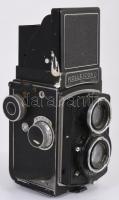 ca 1932 Rolleicord II IIb /Model 3 fényképezőgép Zeiss Triotar 4,5/7,5 cm és Heidosmat Anastigmat 4/...