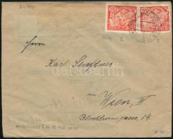 Csehszlovákia 1924 2 x használt boríték / 2 x used cover