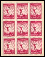 1933 Repülő 20f kilences tömb (18.000++)