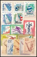 Kis külföldi tétel: Thaiföld sorok, szovjet olimpia, Észak Korea hungárika blokkpár stb.