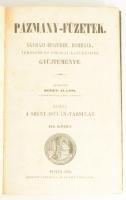 Roder Alajos: Pázmány-füzetek III.     Pesten. 1859, Szent-István-Társulat (Beimel J. és Kozma Vazul, Pest), 491p LXVIII. Egyházi beszédek, homiliák, templomi és iskolai katekesisek. Kiadói egészvászon kötésben