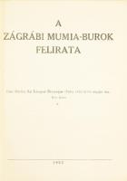 Kúr Géza: A zágrábi mumia-burok felirata - Warren, Ohio, 1963, Fáklya. 43p. Kiadói papírkötés, hátsó...