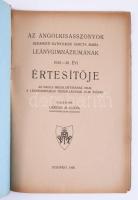 1936-1941 3 db fővárosi tanintézeti, iskolai értesítő könyv