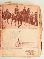 ca 1930-1931 A Pesti Napló képes magazin egy kötetnyi bekötött számai, korabeli félvászon kötésben, ...