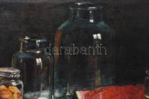 J. Fehér Kató (1897-): Dinnyés csendélet. Olaj, vászon, jelzett. Proveniencia: Saphier-gyűjtemény. D...