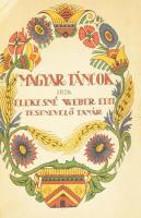 Elekesné Weber Edit: Magyar táncok. Vezérkönyv a magyar tánc tanításához. Bp., 1935, Szerzői kiadás,(Stephaneum-ny.,)230+2+LXIV+4 p. Fekete-fehér fotókkal, szövegközti ábrákkal, kottákkal. Korabeli egészvászon kötésben