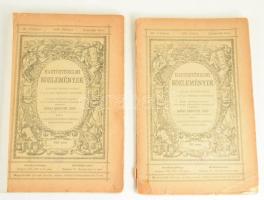 1896 A Hadtörténelmi Közlemények c. folyóirat IX. évf 3-4. száma. szerk: Rónai Horváth Jenő. Kiadói papírborítóval.