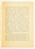 Dékány András:Végig Kárpátalján. Budapest, [1941]. Stádium Sajtóvállalat Rt. 51 + [1] p. Egyetlen ki...