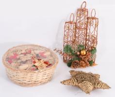 Doboznyi új karácsonyi ajtódísz, klf méretben