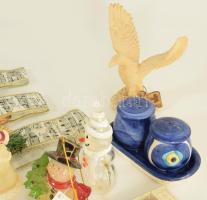 Doboznyi dekortárgy és karácsonyi dekortárgy, újszerű