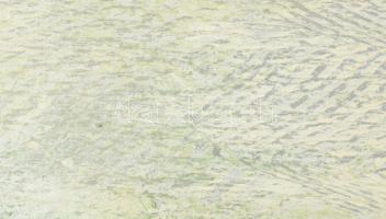 Wagner János (1936-2022): Vízgyűrűk. Akril, fa, jelezve jobbra lent: Wagner. Hátoldalán autográf fel...