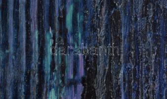 Wagner János (1936-2022): Áttűnések II., 2009. Olaj, fa, jelezve balra lent: Wagner. Hátoldalán auto...