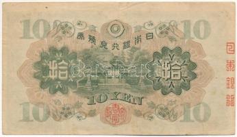 Japán 1930. 10Y "1073 804371" T:F beszakadás
Japan 1930. 10 Yen "1073 804371" C...