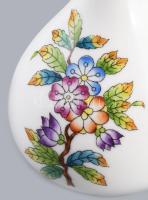 Herendi Viktória mintás váza, jelzett, hibátlan, m: 13,5 cm