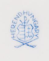 Herendi Viktória mintás cigarettatartó. Jelzett, kézzel festett, hibátlan, 9x6 cm