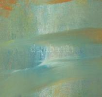 Wagner János (1936-2022): A színek varázsa (cím nélkül). Akril, vászon, jelezve jobbra lent: Wagner....