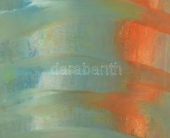 Wagner János (1936-2022): A színek varázsa (cím nélkül). Akril, vászon, jelezve jobbra lent: Wagner....