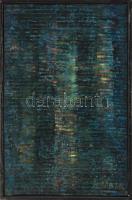 Wagner János (1936-2022): Tükröződés (cím nélkül). Akril, karton, jelezve jobbra lent: Wagner. 46x29,5 cm. Fakeretben.