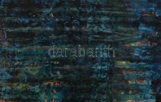 Wagner János (1936-2022): Tükröződés (cím nélkül). Akril, karton, jelezve jobbra lent: Wagner. 46x29...