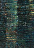 Wagner János (1936-2022): Tükröződés (cím nélkül). Akril, karton, jelezve jobbra lent: Wagner. 46x29...