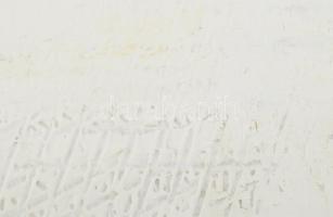 Wagner János (1936-2022): Moduláció II. Akril, karton, farostra kasírozva, jelzett a hátoldalán: Wag...