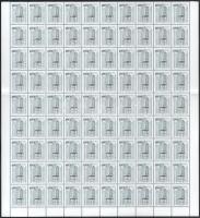 2000 Antik bútorok (III.) 80Ft hajtott 90-es ívdarab matt-selyemfényű shil papíron 11 1/2 : 12 fogazással (névérték: 7.200) (540.000)