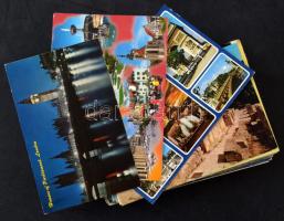 100 db MODERN külföldi város képeslap / 100 modern foreign town postcards
