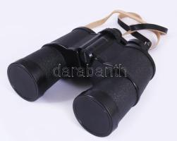 Tento szovjet távcső, jó állapotban, tokban, 16x17 cm