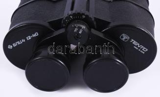 Tento szovjet távcső, jó állapotban, tokban, 16x17 cm