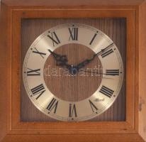 Hermle falióra, kvarc, 27x27 cm