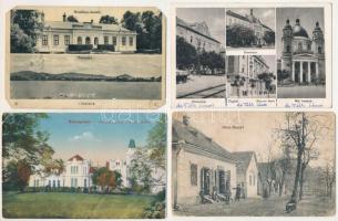 25 db RÉGI magyarországi város képeslap vegyes minőségben / 25 pre-1945 Hungarian town postcards in ...